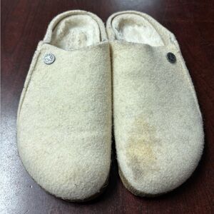 Cozy White/Off White Birkenstock Zermatt Shearling Ivory